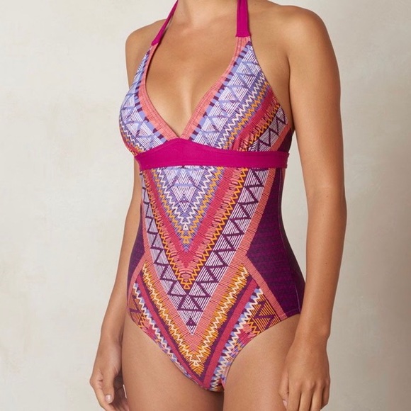 Prana Other - Prana Lahari One Piece Halter Neck Swimsuit Size L